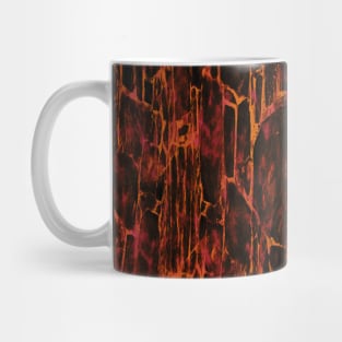 Orange Savad Abstract Pattern Mug